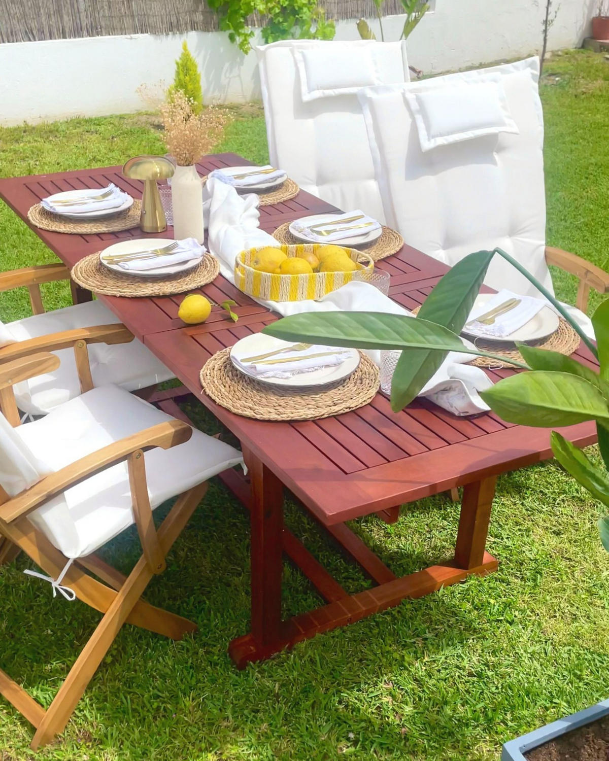 GARTENTISCH Akazienholz 160/220/90 cm rechteckig ausziehbar Toscana - Dunkelbraun, Holz (160/90/74cm) - Beliani