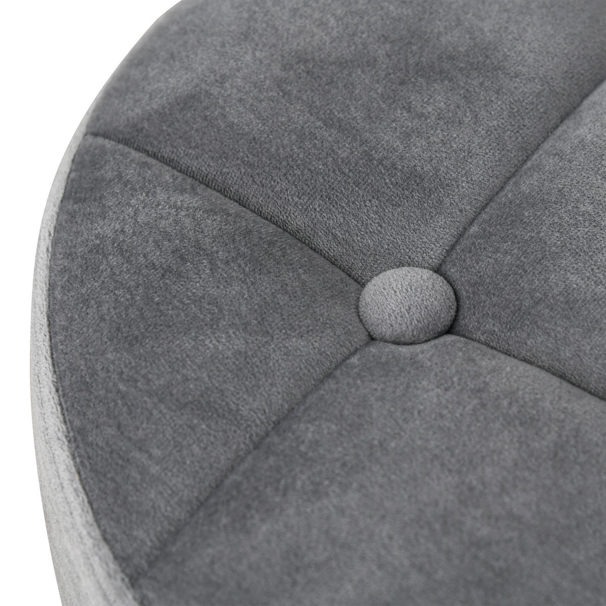DREHHOCKER DE-09776 Hellgrau - Hellgrau, Metall (35/61/35cm) - ComfortXL