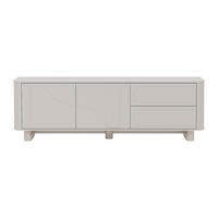 TV-BOARD - 190 cm x 40 cm - Holz, Platte - Beige - DIGARA - Beige, Holz (190/62/40cm) - Vente-Unique