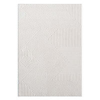 KURZFLOR-TEPPICH Lounge 0632 Creme 120x170 cm - Creme, Textil (120/170cm) - carpet city