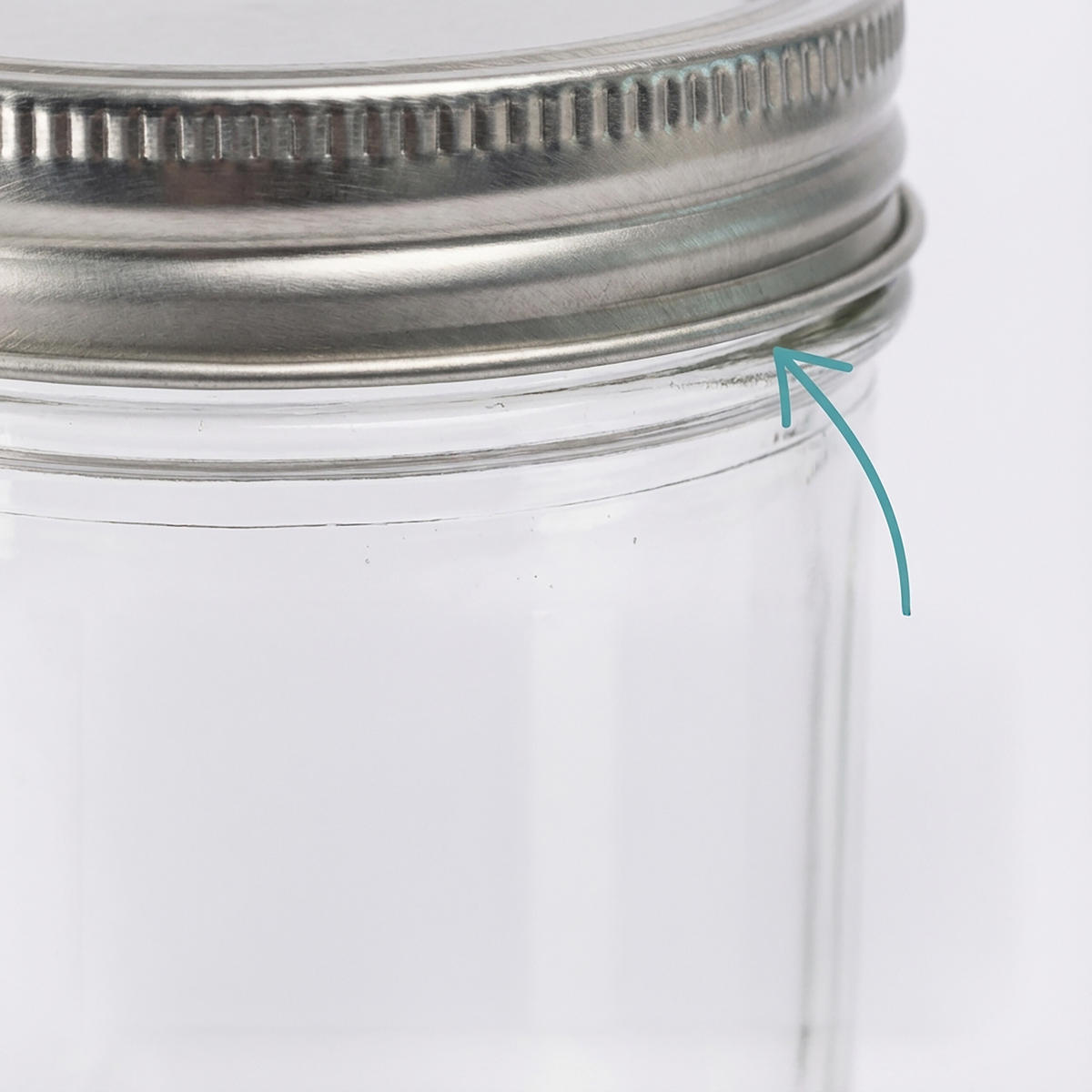 8-DIEL. zaváracie poháre - priehľadné, kov/sklo (0.5L) - Relaxdays