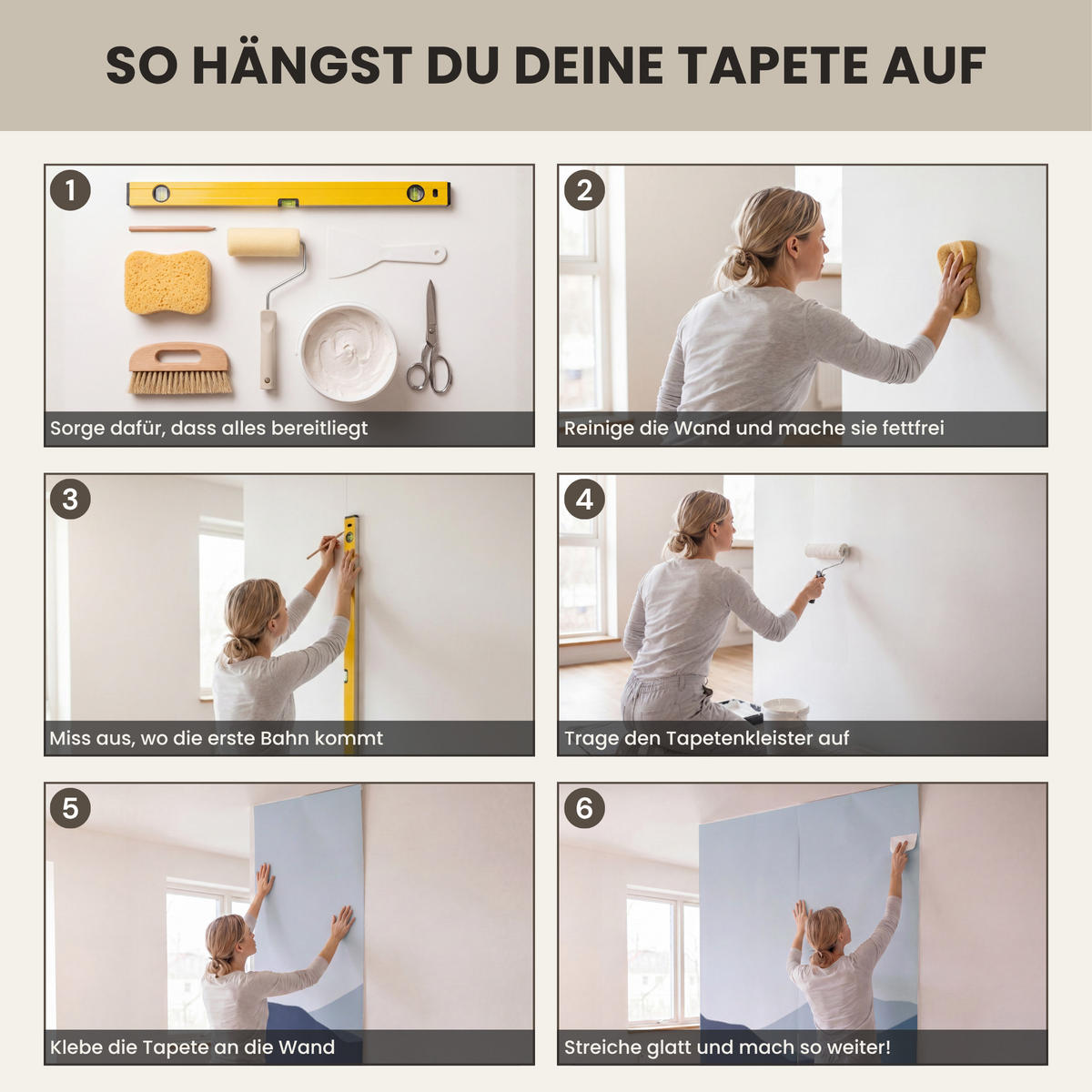 KINDERTAPETE - Auto - See - Berge - Blau - 450x200 cm - Blaugrau, Papier (450/200cm) - OnlyWow