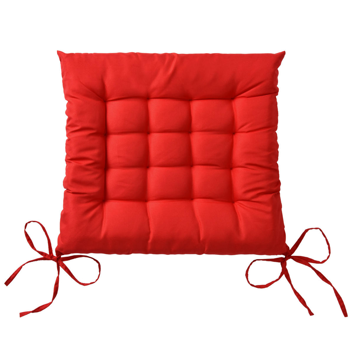 STUHLKISSEN Lea 40/40/5 cm Rot 4tlg - Rot, Textil (40/40cm) - Beautissu 