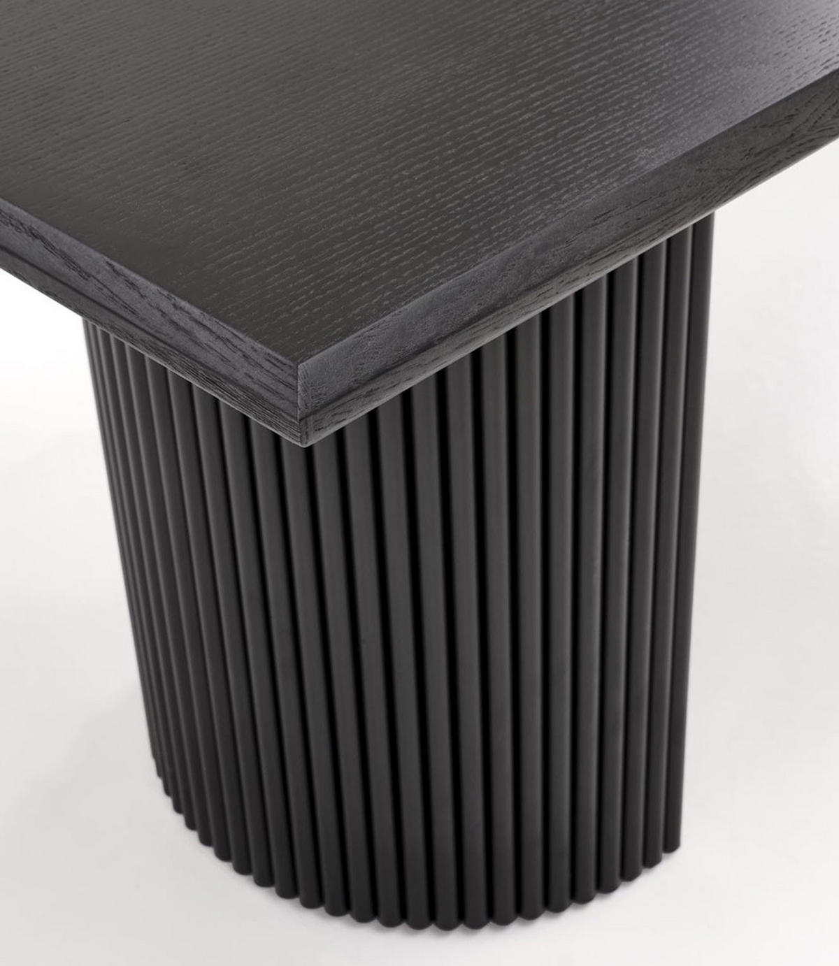 ESSTISCH Bolero Schwarz 160-205-250 / 90 / 76cm - Schwarz, Holz/Holzwerkstoff (90/250/76cm) - Feldmann-Wohnen
