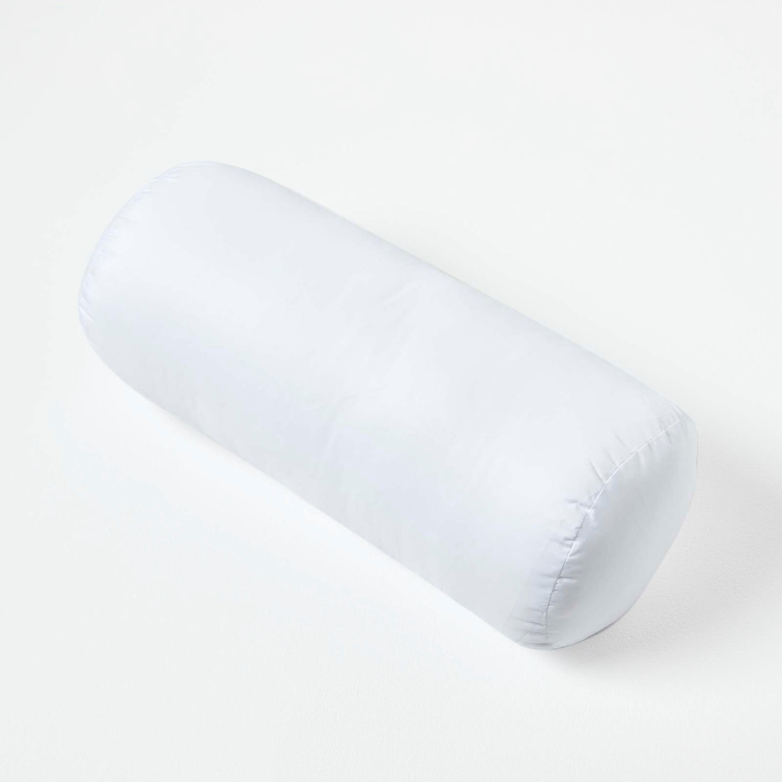 NACKENROLLE Füllkissen – Mikrofaser, 45/20 cm - Weiß, Textil (20/45cm) - Homescapes