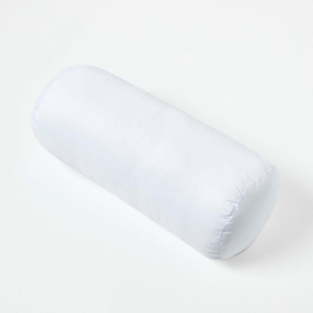 NACKENROLLE Füllkissen – Mikrofaser, 45/20 cm - Weiß, Textil (20/45cm) - Homescapes
