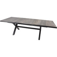 GARTENTISCH Castilla - Anthrazit - 204/102/77 cm - Dunkelgrau, Metall (204/102/77cm) - Lesli Living