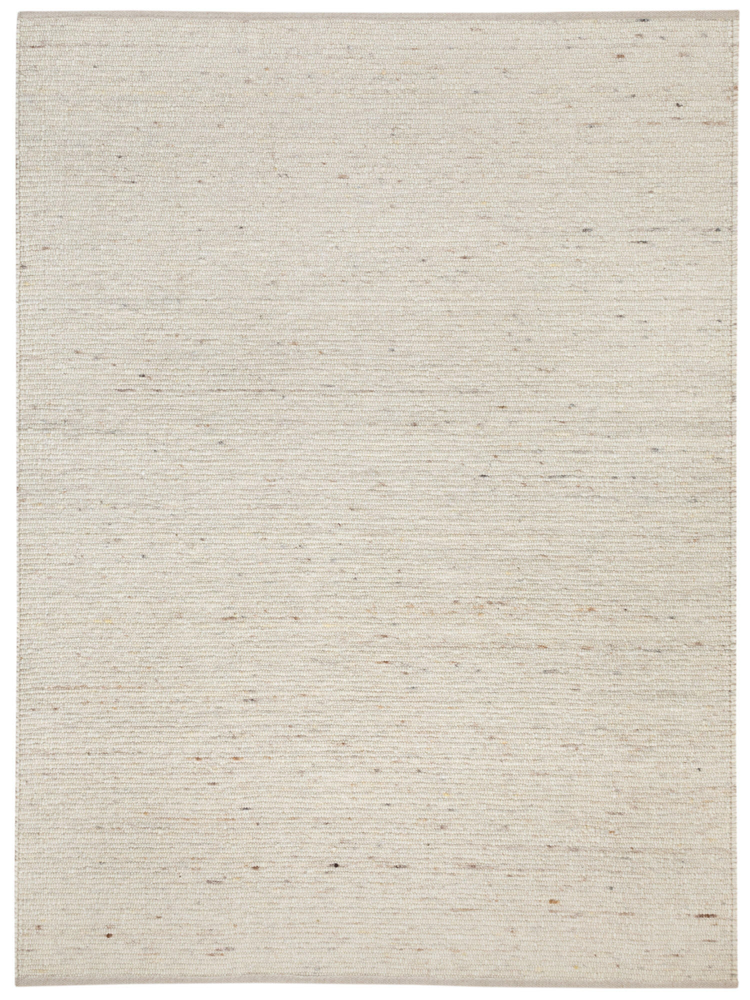 HANDWEBTEPPICH 90/90 cm Landshut exklusiv - Creme, Naturmaterialien (90/160cm) - Steffensmeier