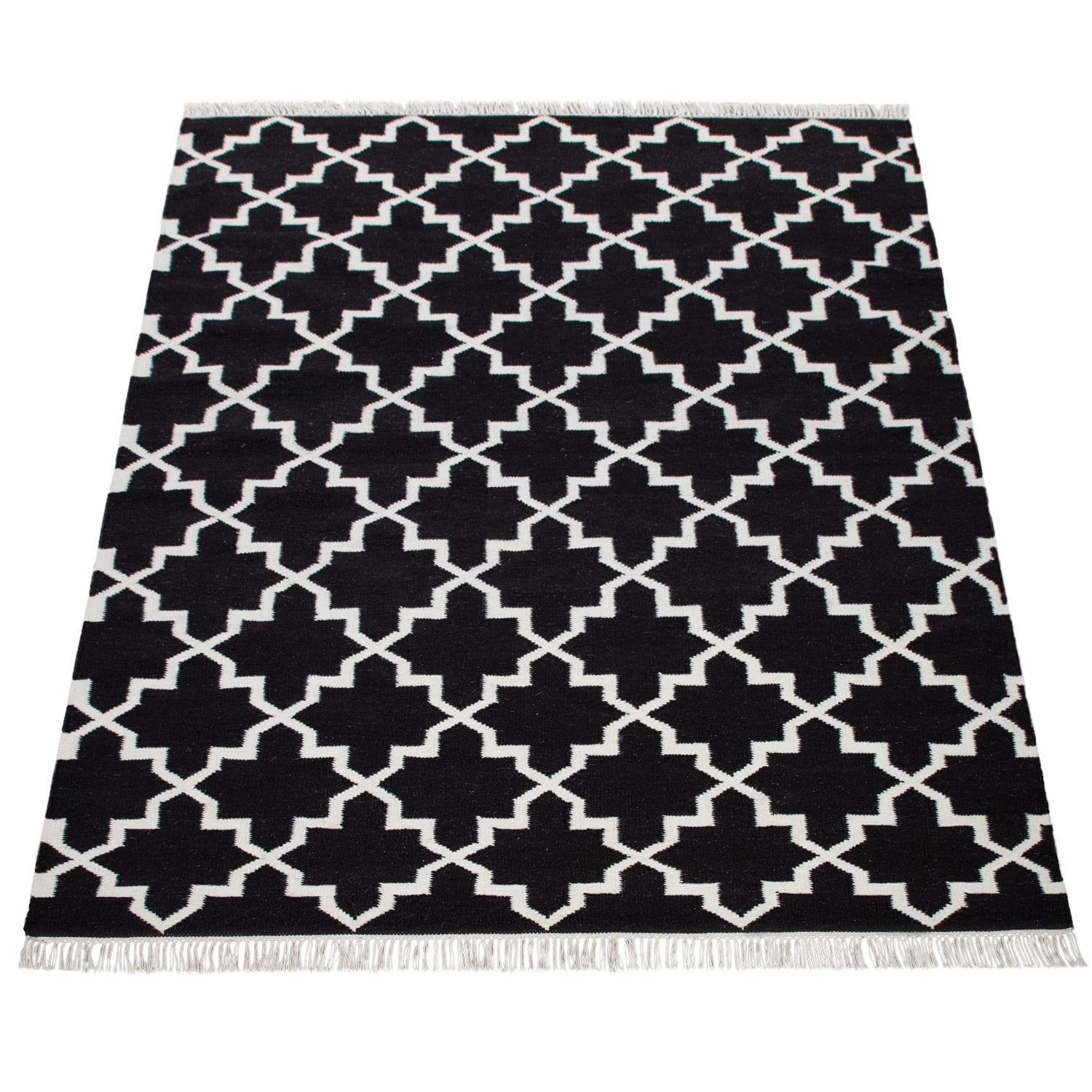 NATURFASERTEPPICH 80/150 cm Kenitra 504 - Schwarz, Textil (80/150cm) - Paco Home