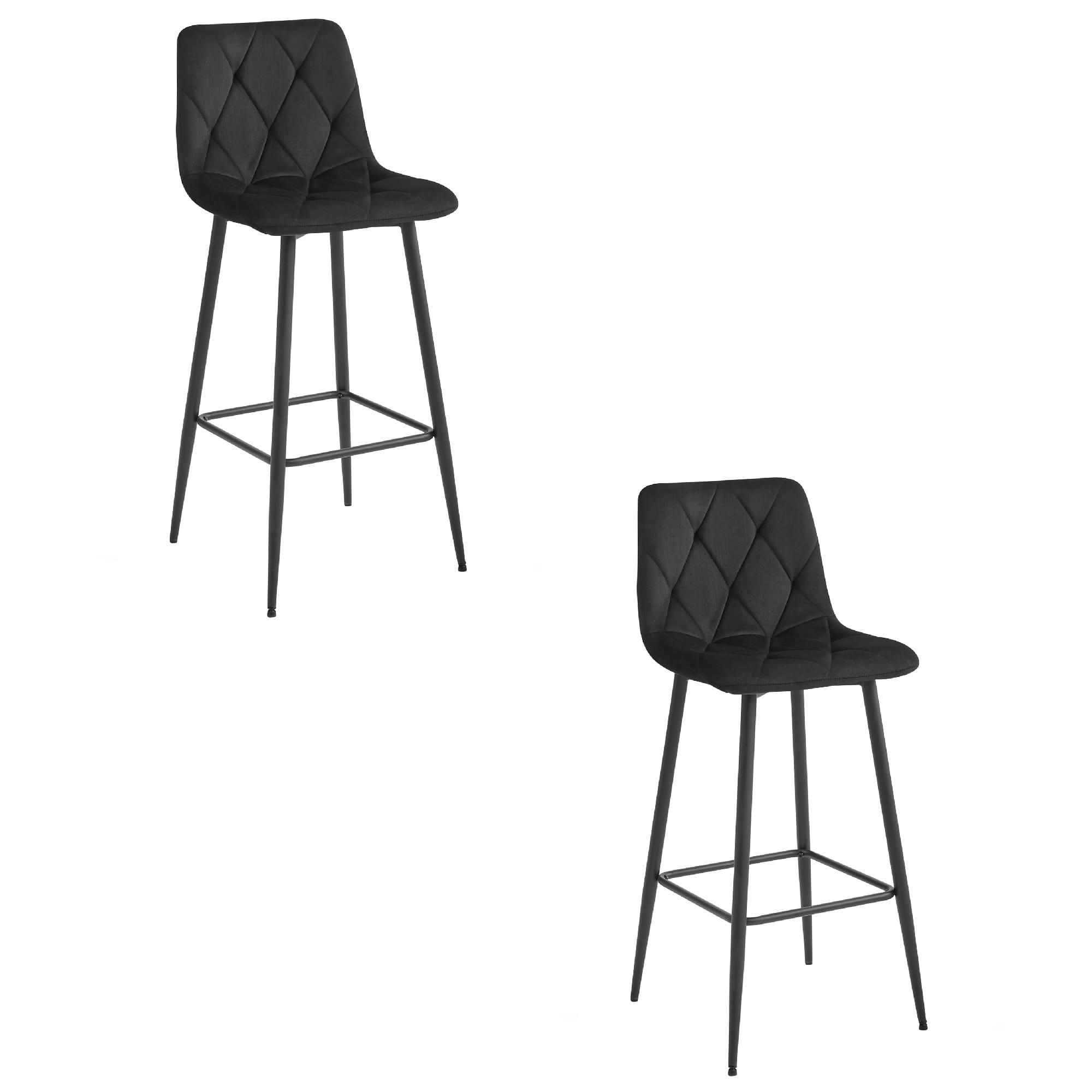 XXXLutz Barhocker Schwarz 43.5x55x32.5 cm