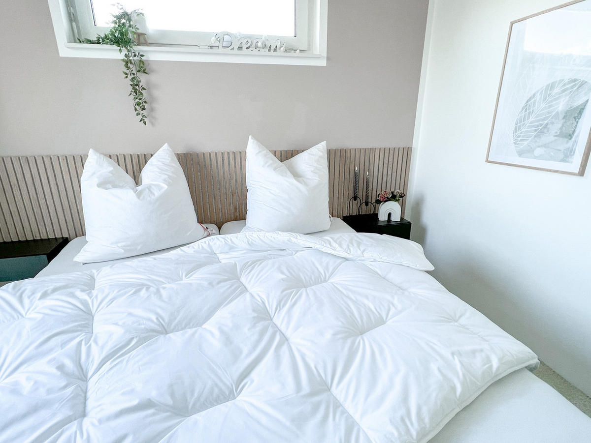 KISSEN, 80x80 cm, 80% Federn, 20% Daunen, Weiß - Weiß, Textil (80/80cm) - Zollner