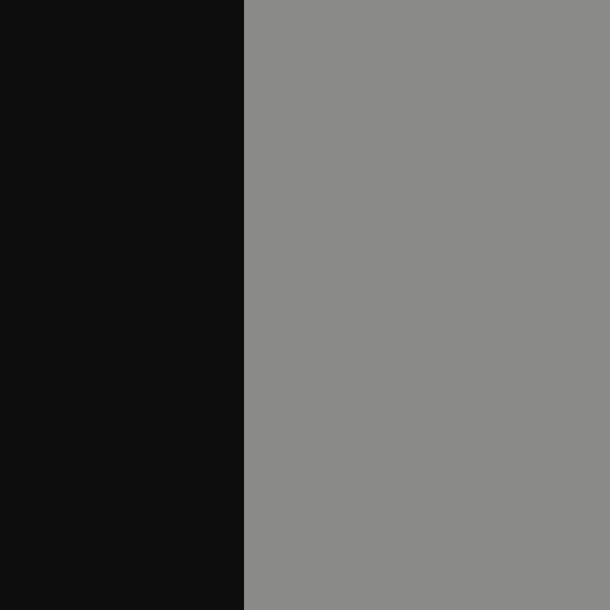 ECKHÄNGESCHRANK Oslo W10/60 Schwarz / Dust Grey Matt 60 / 60 / 72cm - Schwarz/Grau, Holz/Holzwerkstoff (60/72/60cm) - Feldmann-Wohnen