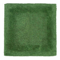 DUSCHVORLEGER 50/50 cm, 100% Baumwolle, wendbar - Smaragdgrün, Textil (50/50cm) - Homescapes