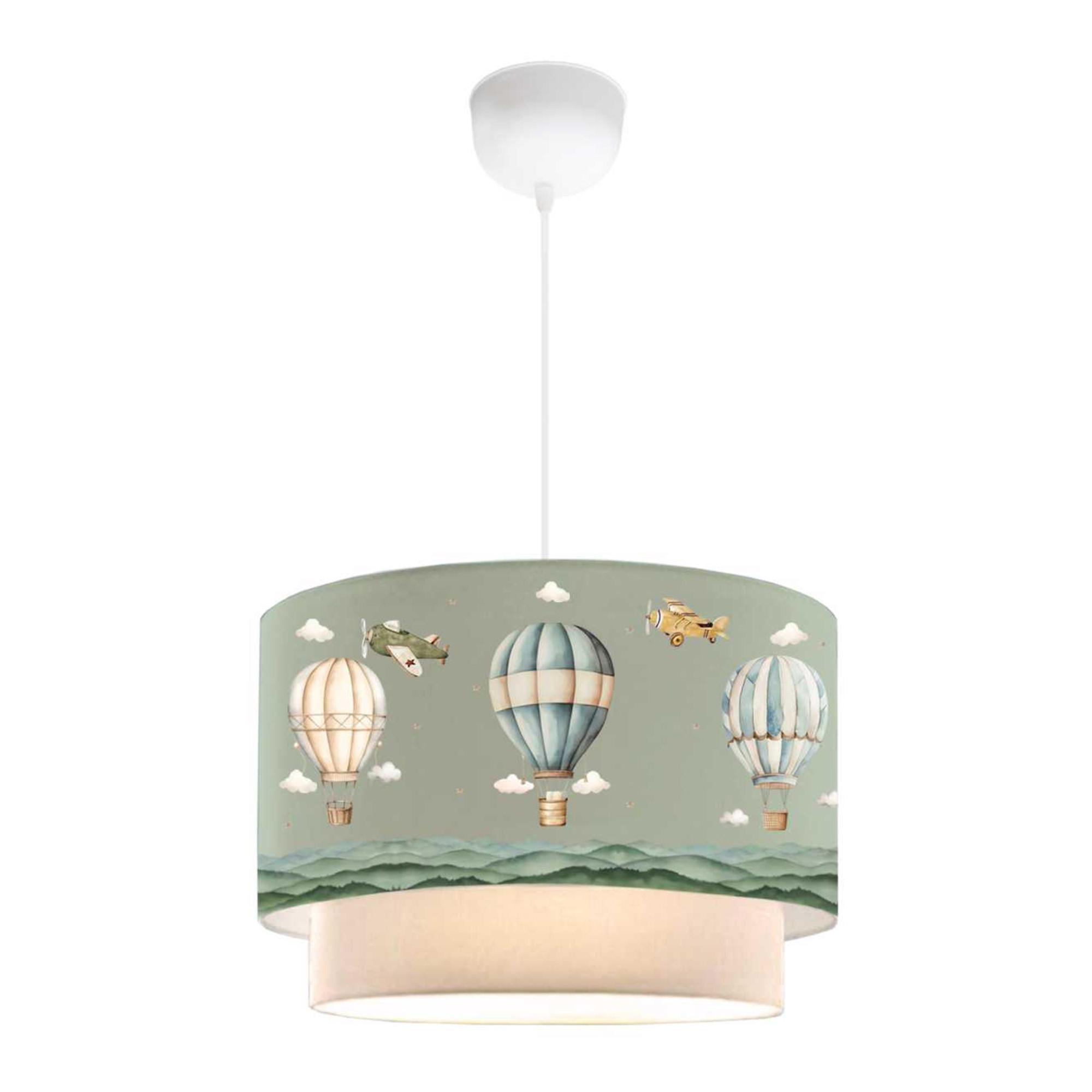 HÄNGELEUCHTE Lurgan - Grün, Textil (30/30/70cm) - lux.pro