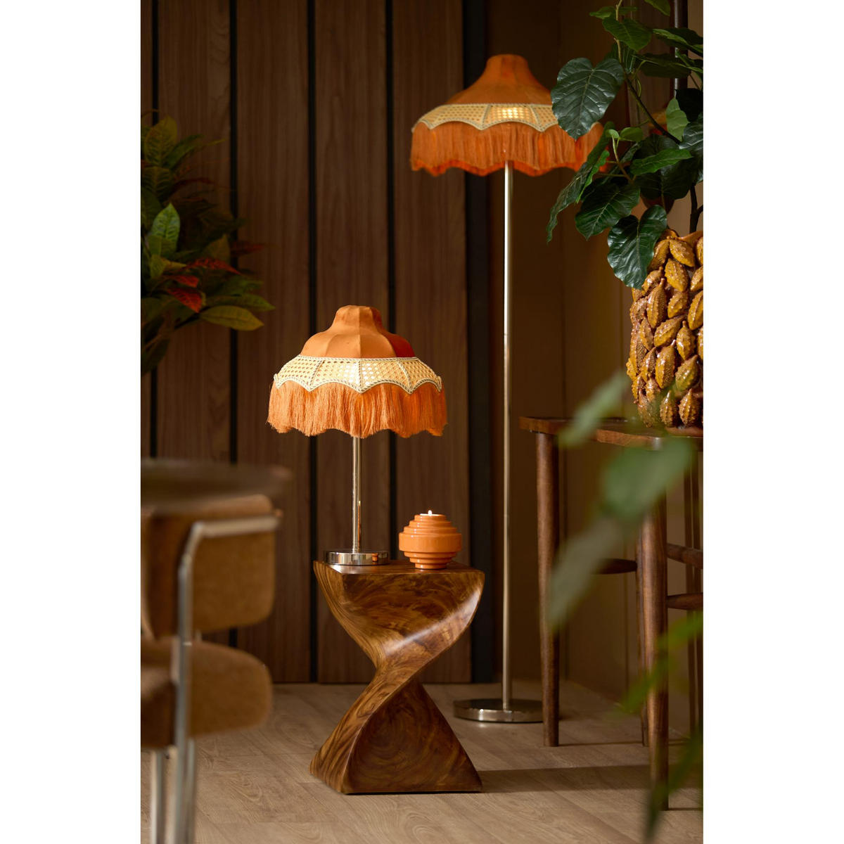 BEISTELLTISCH Muhan Braun 30/30/45 cm - Braun, Holz (30/30/45cm) - Light & Living