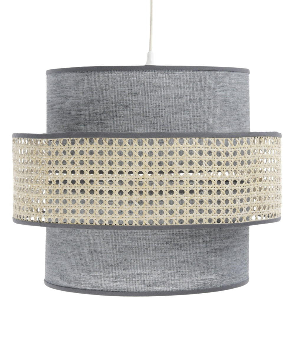 HÄNGELEUCHTE Grau 40/35 cm - Beige, Kunststoff (40/1/35cm) - ONZENO
