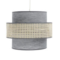 HÄNGELEUCHTE Grau 40/35 cm - Beige, Kunststoff (40/1/35cm) - ONZENO