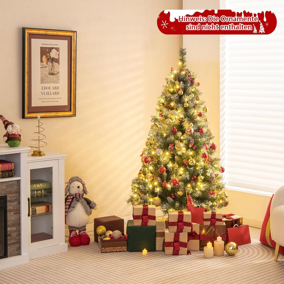 WEIHNACHTSBAUM 150cm Grün - Grün, Kunststoff (150cm) - COSTWAY