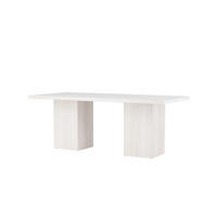 ESSTISCH OLGA Beige 90x200x75 cm - Beige, Holzwerkstoff (200/90/75cm) - FURNLUX