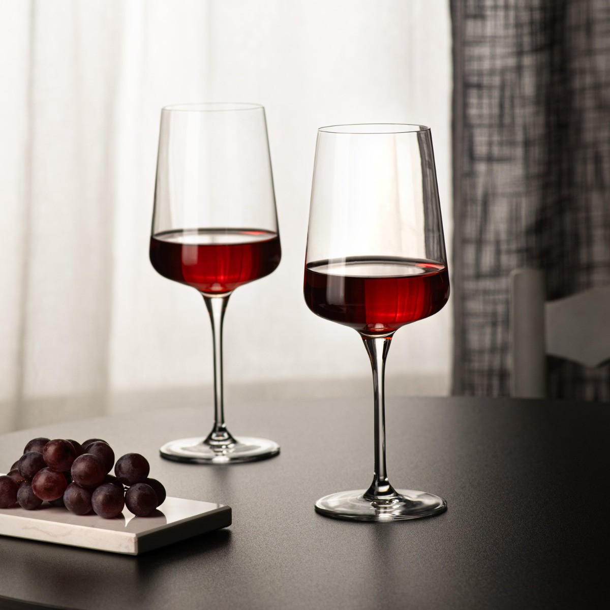 ROTWEINGLÄSER INFINITY, 4ER-SET, 560 ML - Transparent, Glas (0.56L) - Krosno Glass