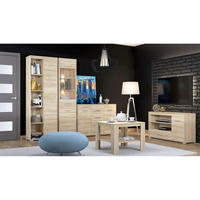 WOHNZIMMER Set 5-tlg. – Avo – Eichefarben - Eichefarben, Holzwerkstoff (48/200/34cm) - hi-markt