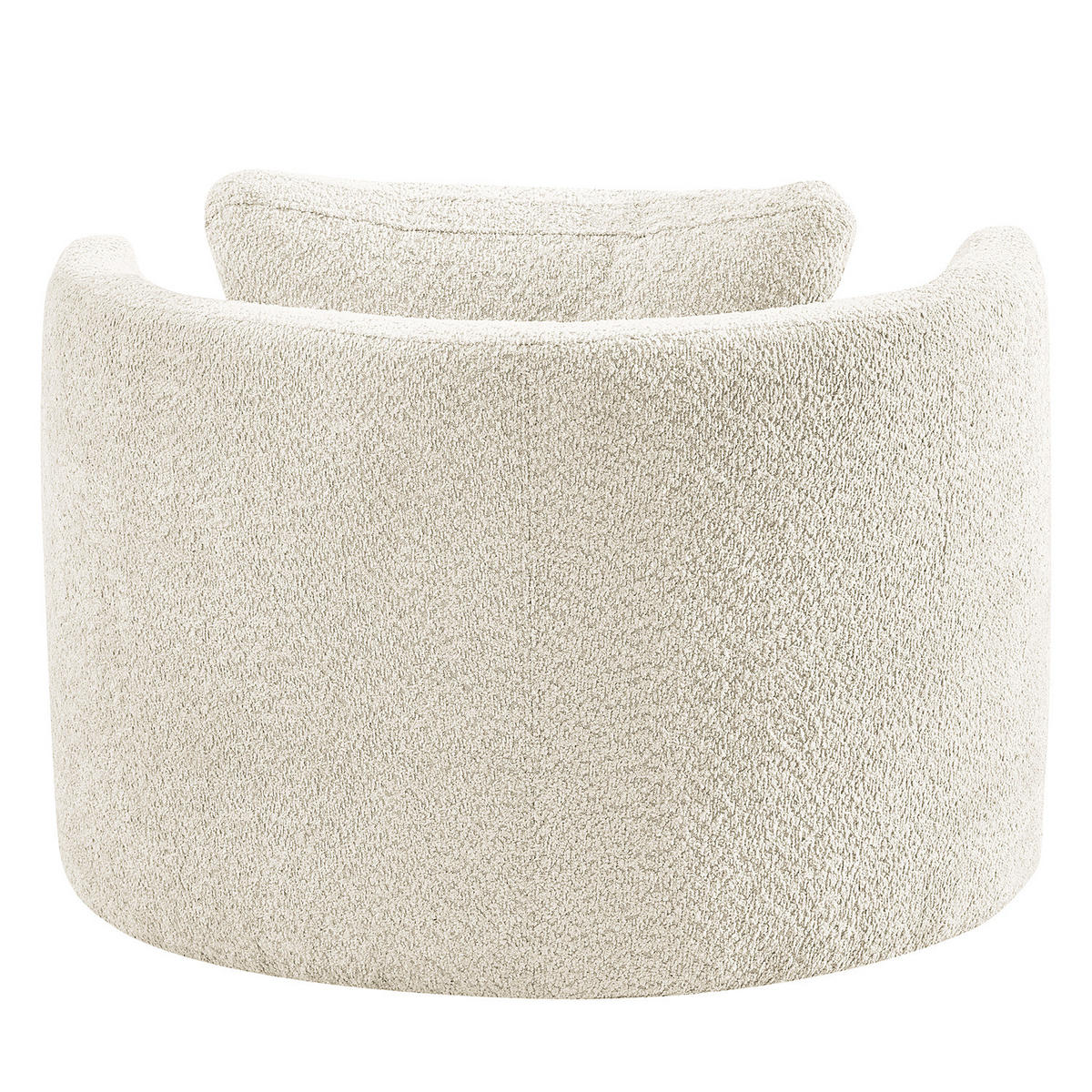 XXL-SESSEL - Schwarz/Weiß, Textil/Metall (95/77/95cm) - home24