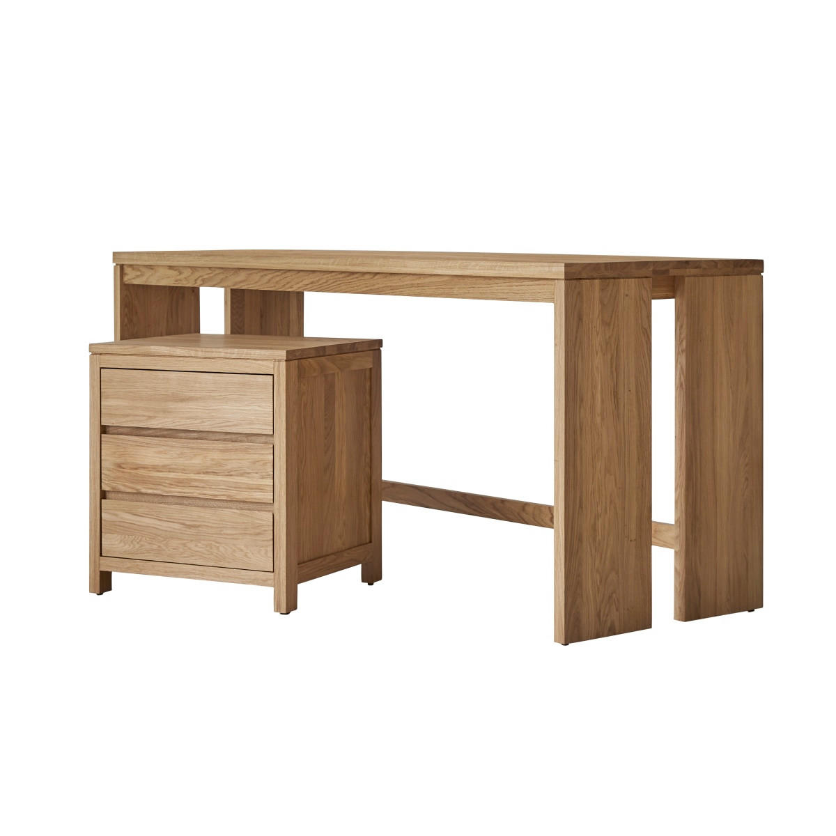 KINDER-TRUHE Eden Natur aus Eiche - Naturfarben, Holz (160/74/60cm) - Tikamoon