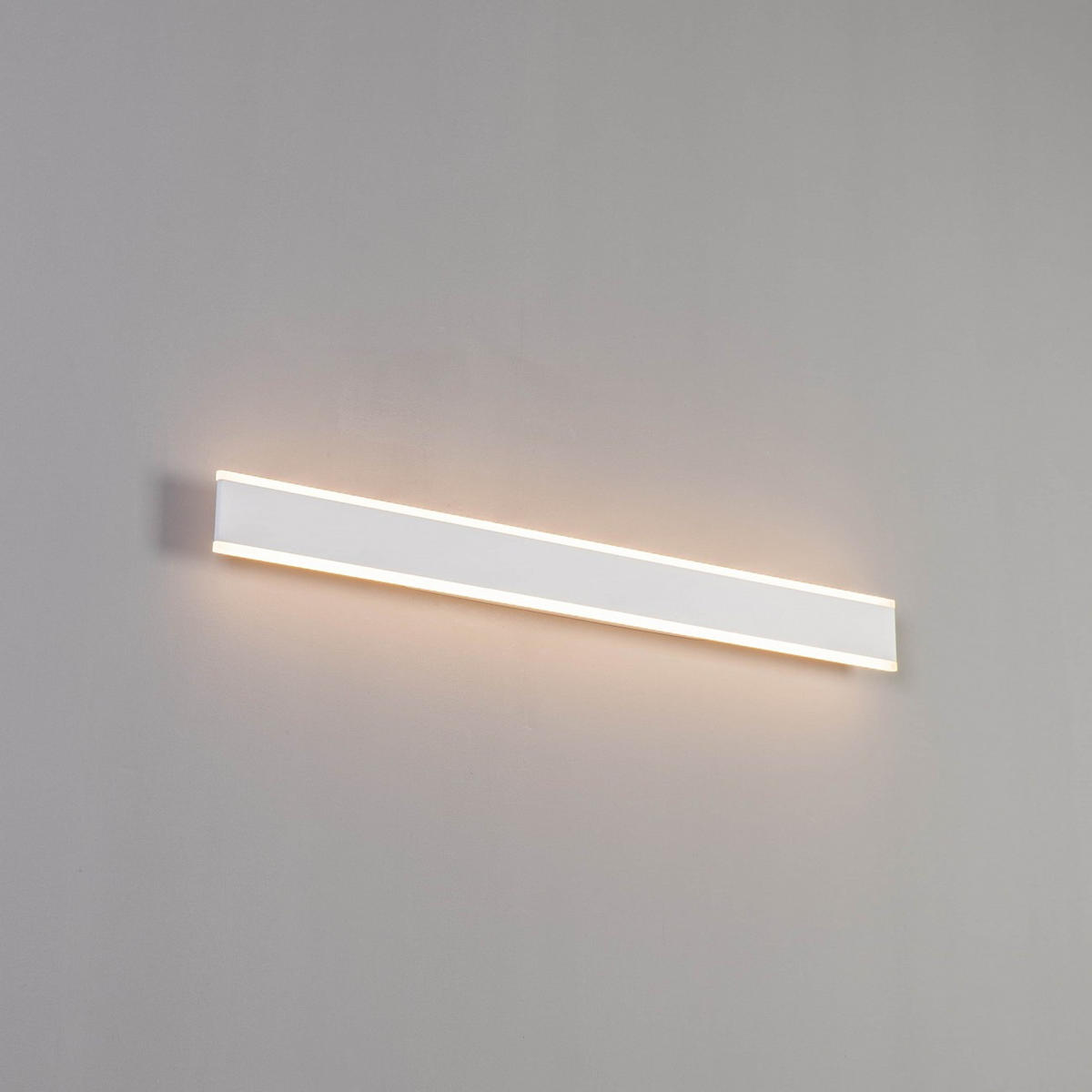 WANDLEUCHTE Bastia, Weiß, 80cm, Dimmbar - Weiß, Metall (8/80/80cm) - KOSILUM