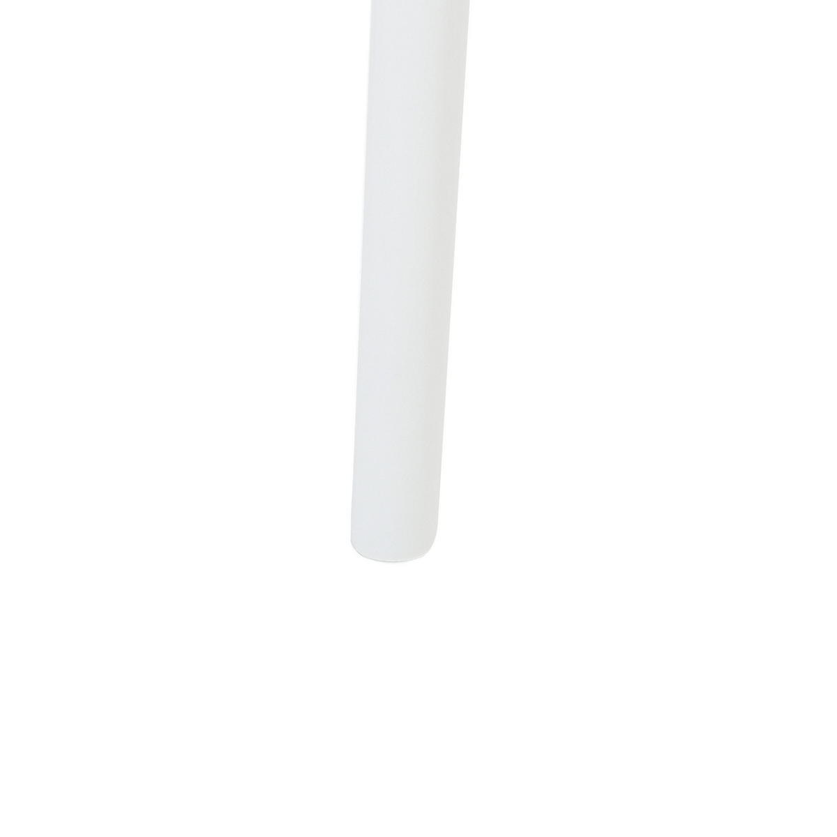 GARTENSTÜHLE 4er-Set Kunststoff weiß Ostia - Weiß, Kunststoff (46/83/51cm) - Beliani