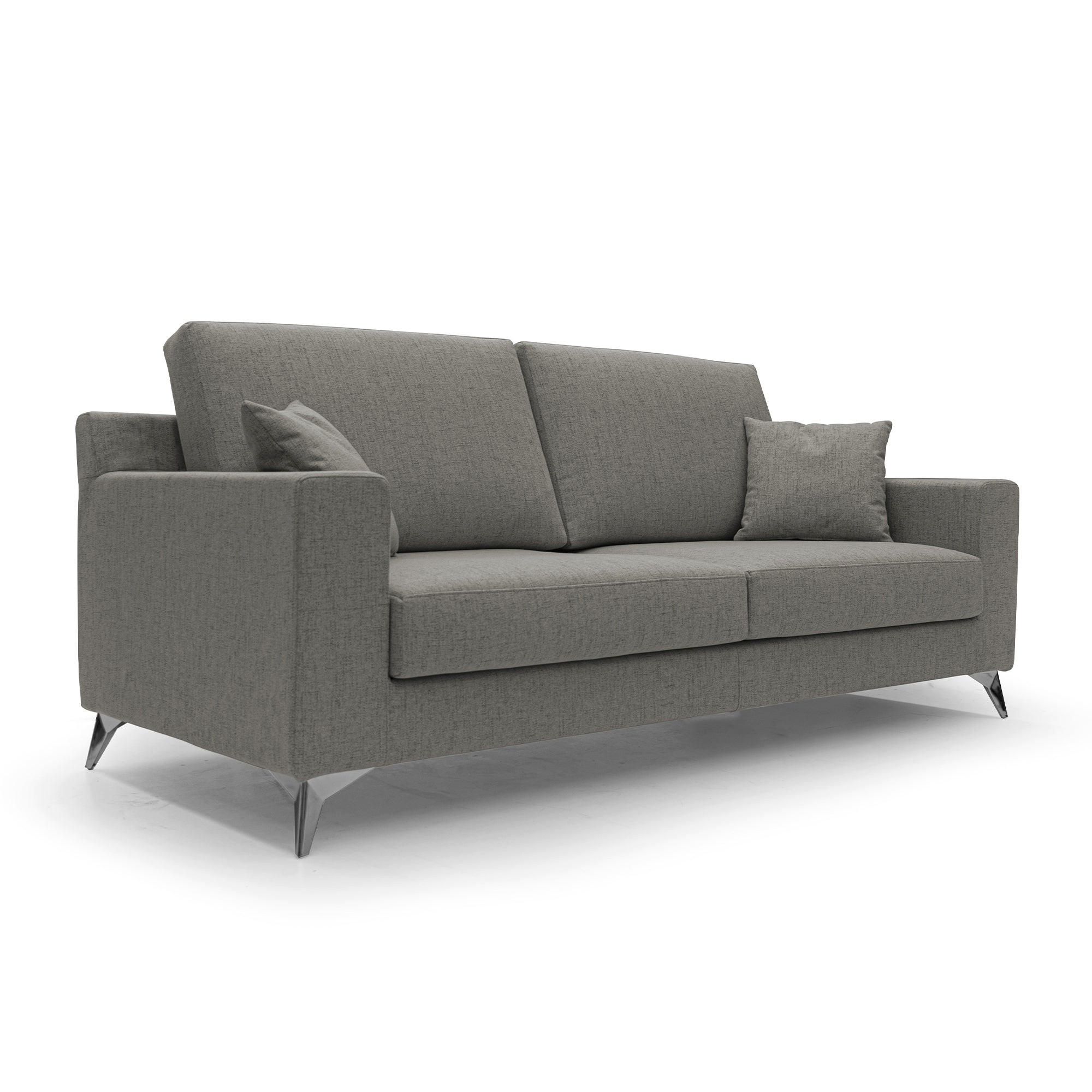 LINEARSOFA Michael - Taupe, Textil (206/95/91cm) - Divani.store