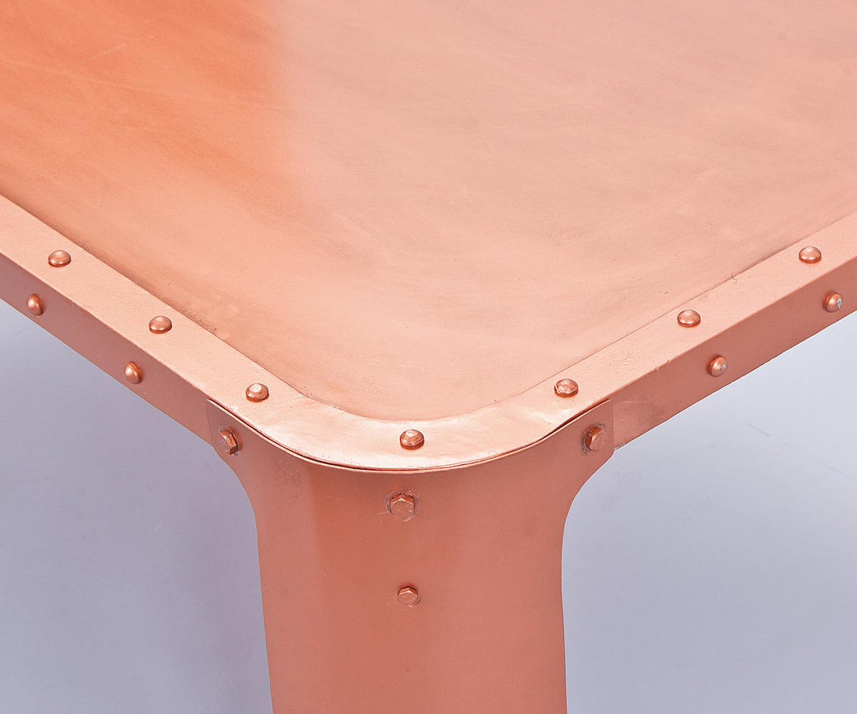 COUCHTISCH Kupfer - Kupferfarben, Holzwerkstoff (70/110/45cm) - ebuy24