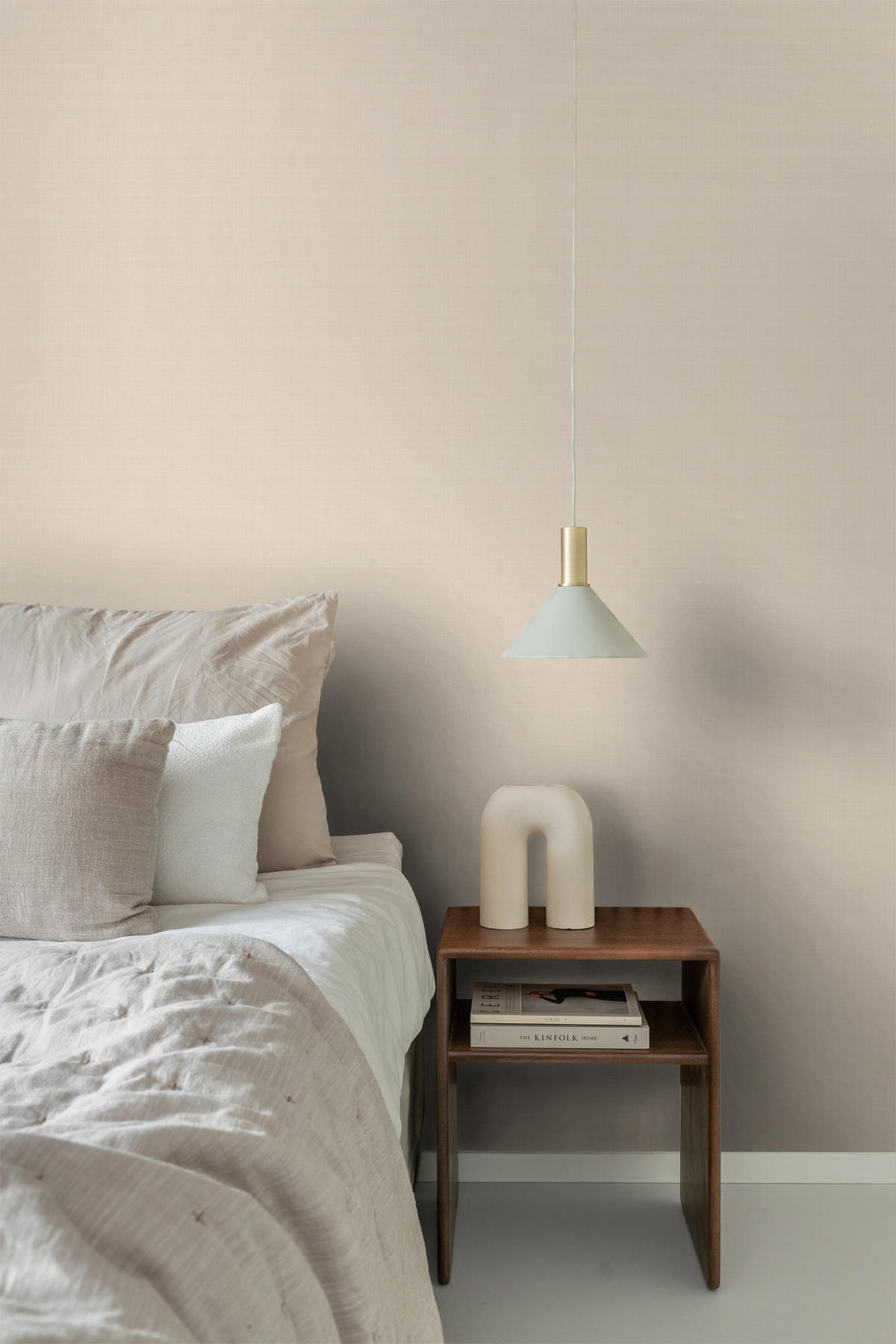 TAPETE Leinen-Optik 53 cm x 10.05 m - Beige, Papier (53/1000cm) - ESTAhome