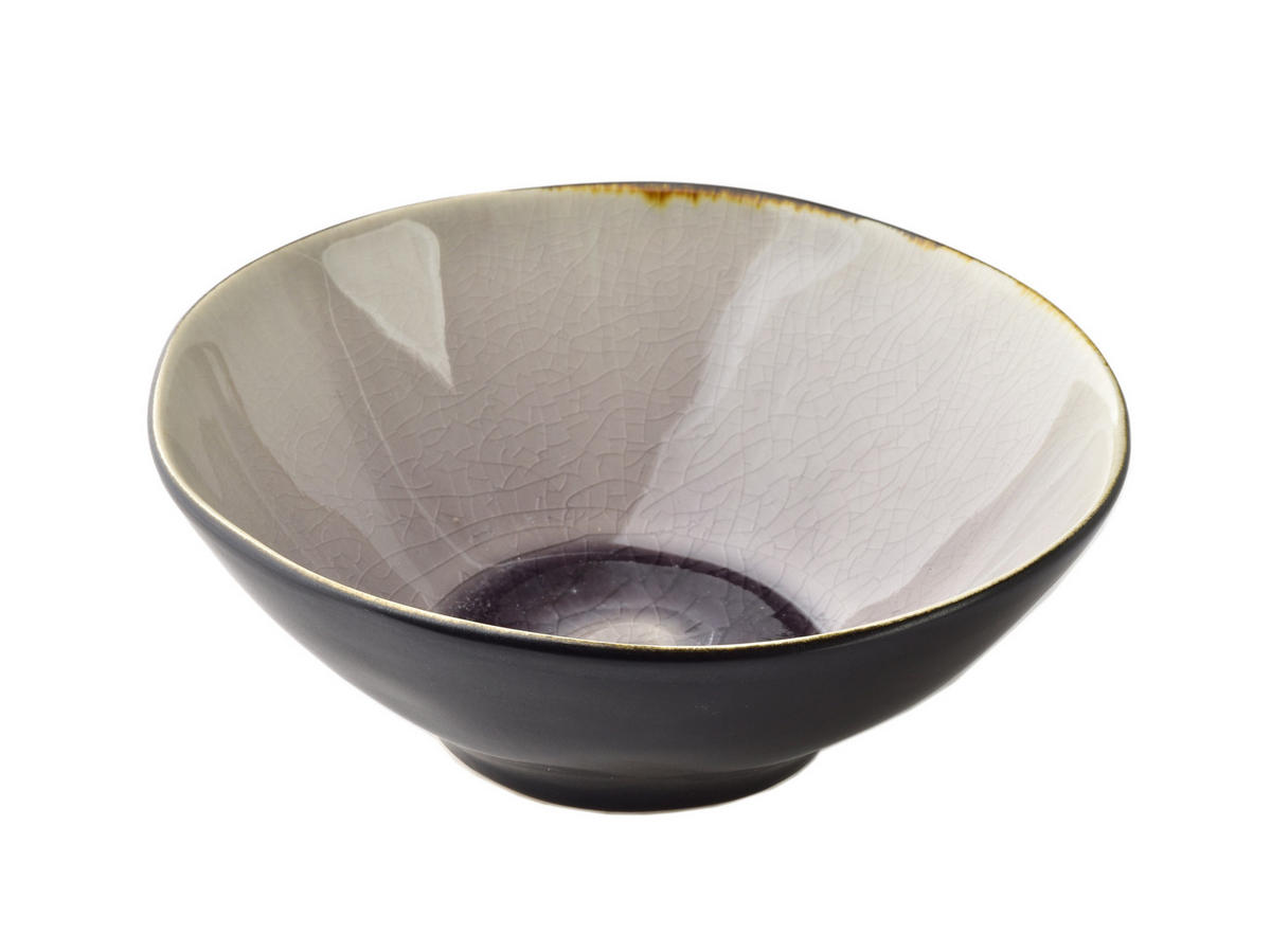 SCHALE Basic Nature Grau 15/15/5.5 cm Keramik - Dunkelgrau, Keramik (15cm) - Mondex