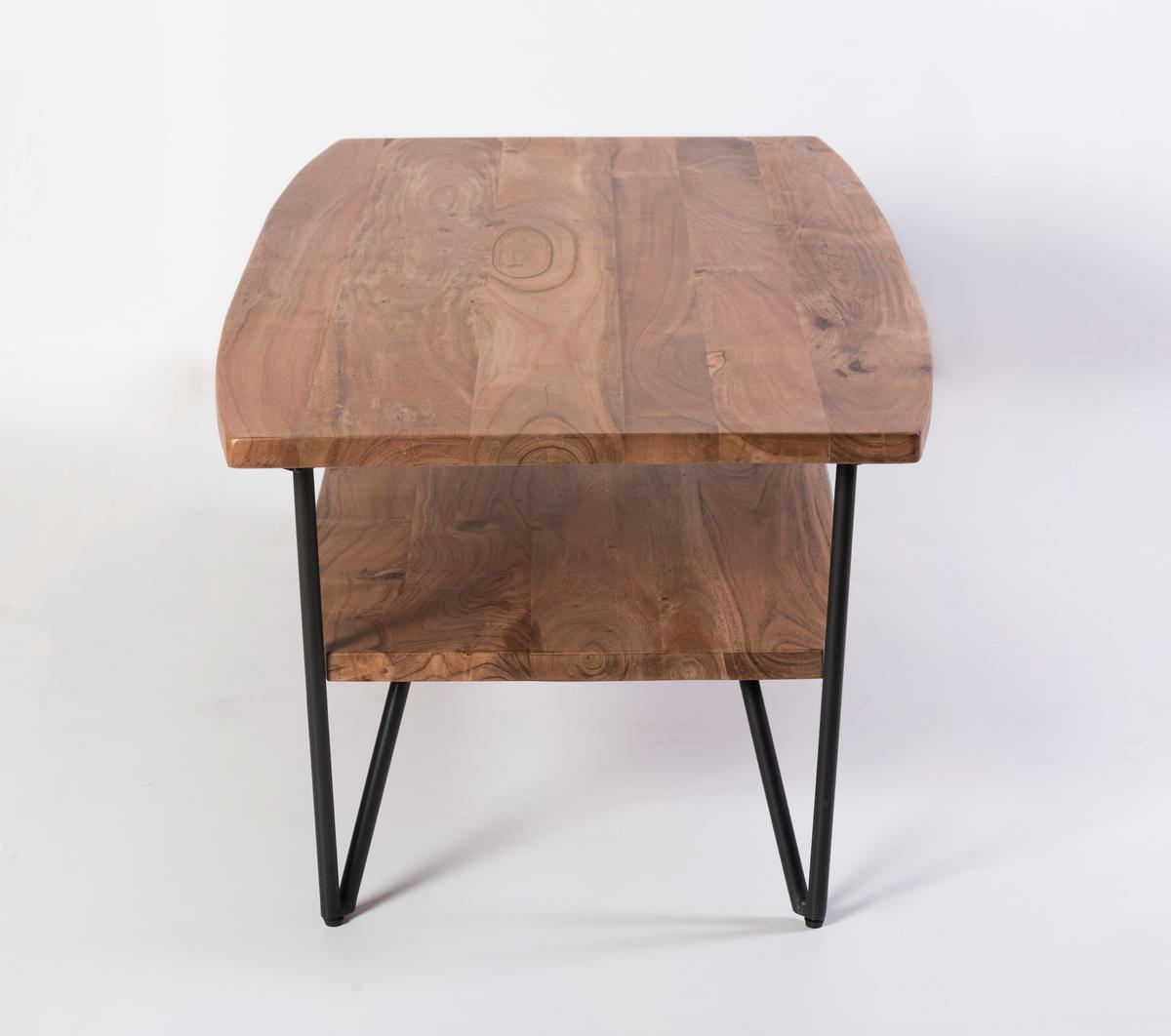 COUCHTISCH Axel Akazie Braun 45x60x110cm - Braun, Holz (110/60/45cm) - DELUKE