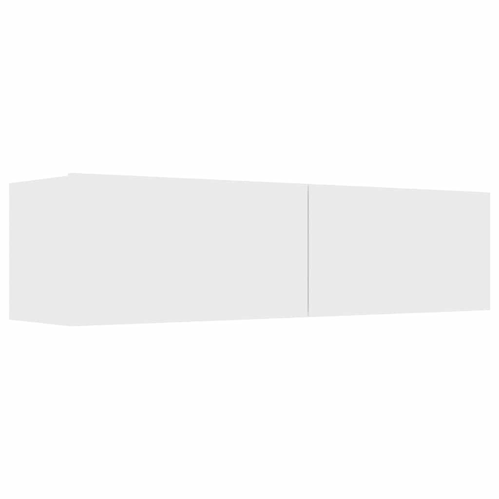 TV-SCHRANK Weiss 120/30/30 Cm Holzwerkstoff - Weiß, Holzwerkstoff (30/120/30cm) - vidaXL