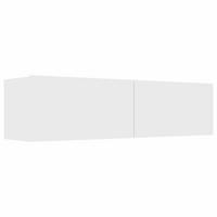 TV-SCHRANK Weiss 120/30/30 Cm Holzwerkstoff - Weiß, Holzwerkstoff (30/120/30cm) - vidaXL