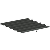 DACH für Pergola DE-12580 250/255 cm Dunkelgrau - Dunkelgrau, Textil (255/6/250cm) - ComfortXL