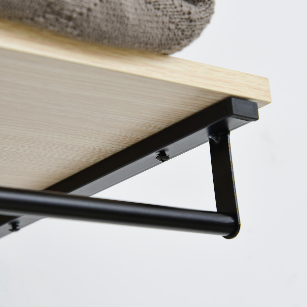 GARDEROBENSET für Eingangsbereich - Naturfarben, Holzwerkstoff (30/45/75cm) - HOMCOM