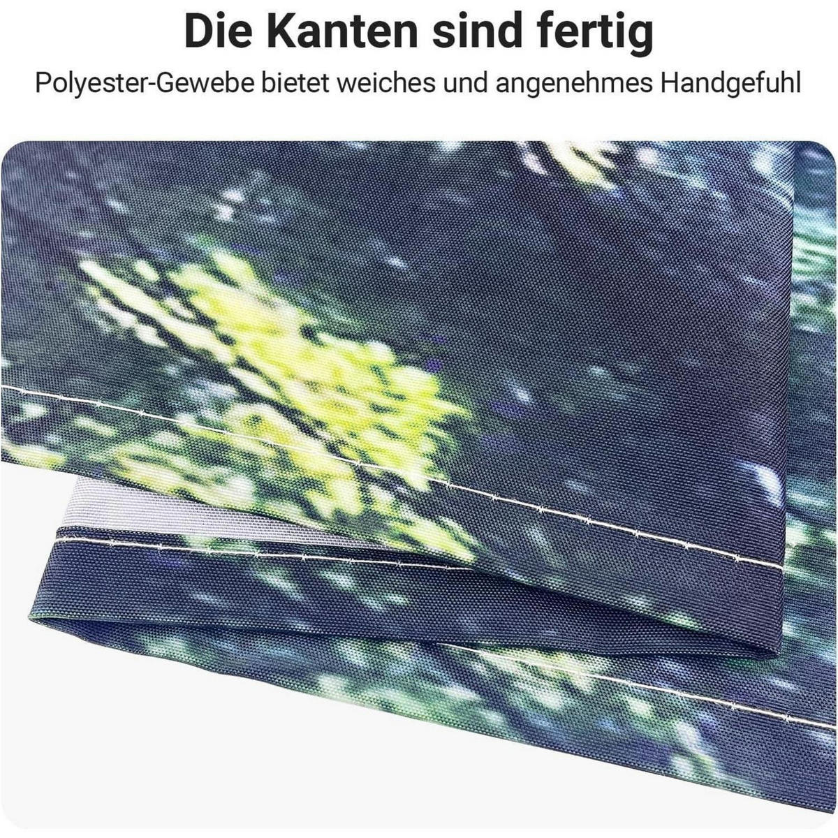 DUSCHVORHANG Sunshine Forest 150 x 180 cm - Multicolor, Textil (150/180cm)