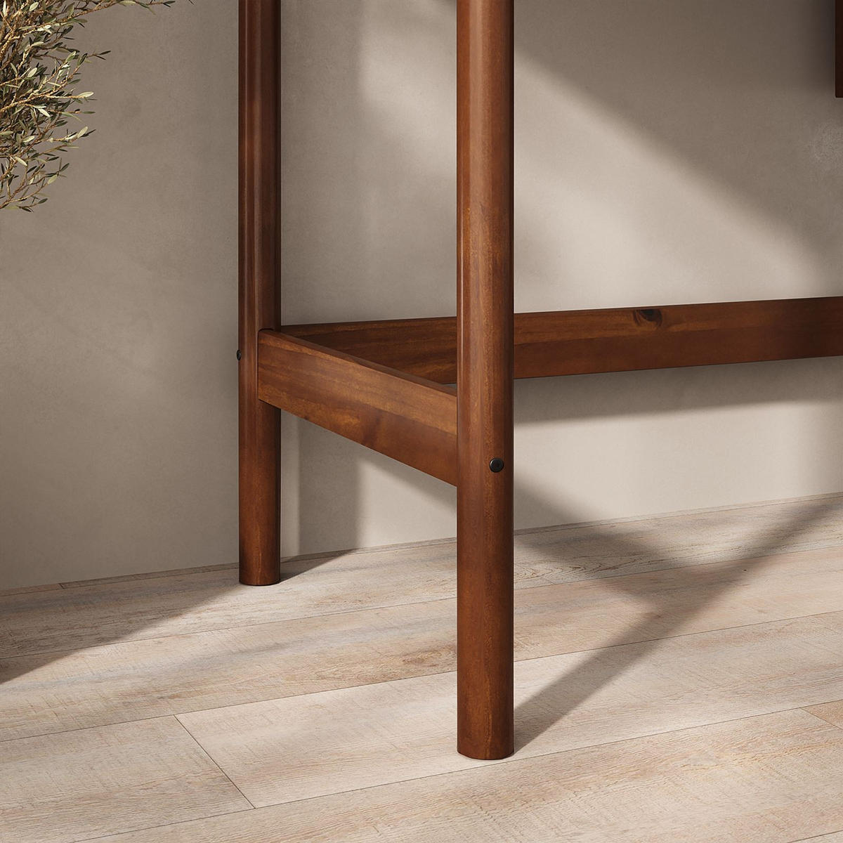 SCHREIBTISCH MARLO - Kastanienfarben, Holz (54/110/76cm) - IDIMEX