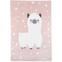 KINDER TEPPICH MAUI KIDS ALPAKA - Rosa, Textil (80/150cm) - Pergamon