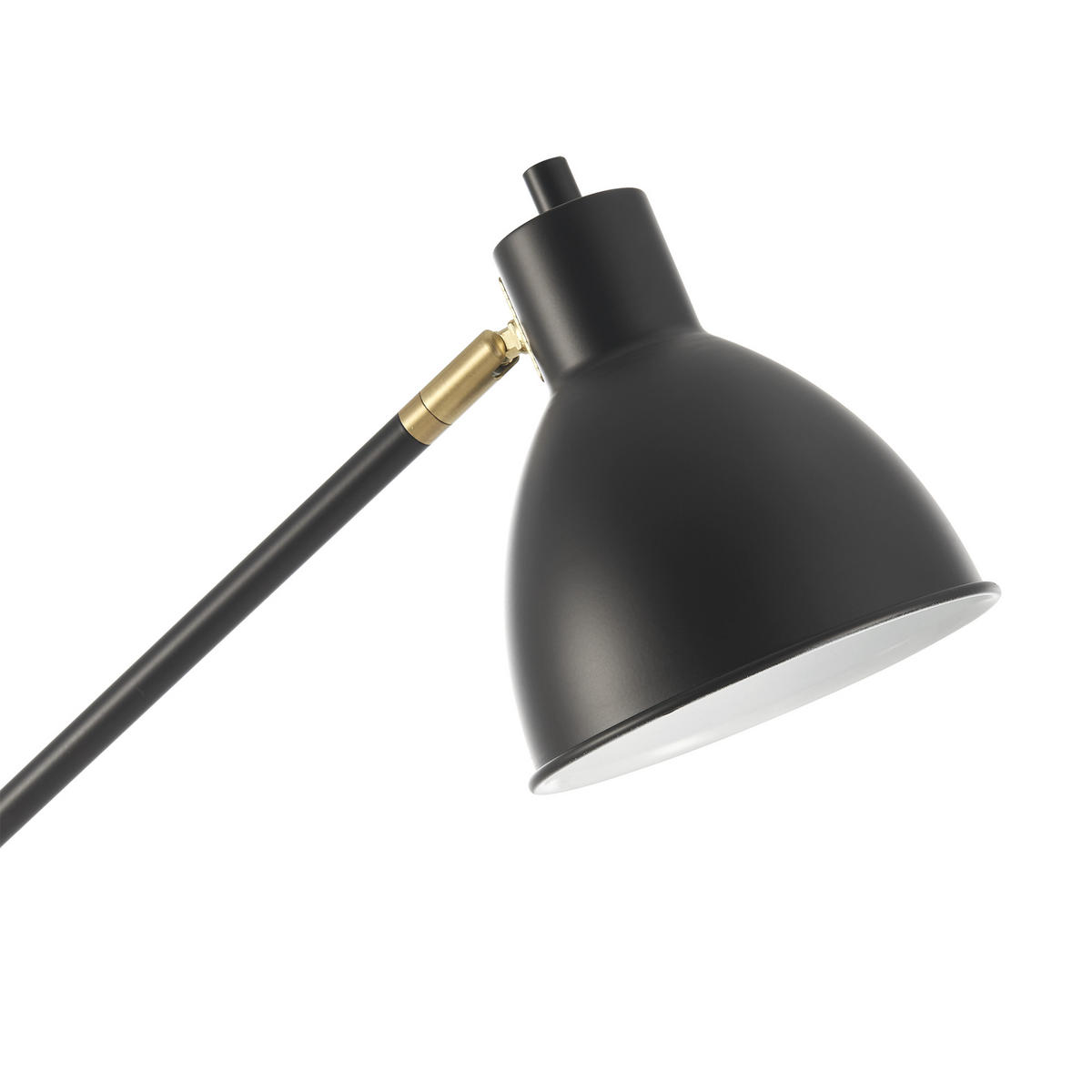 STEHLEUCHTE Stockport - Schwarz, Metall (23/58/139cm) - lux.pro