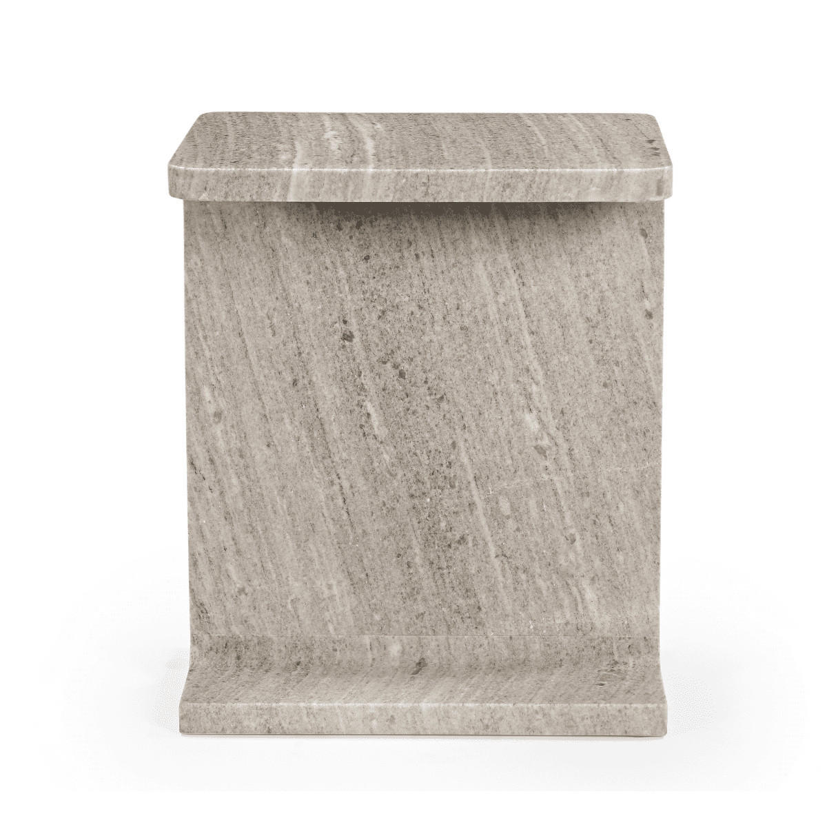 BEISTELLTISCH aus Marmor L38 cm - HYPPOLITE - Beige, Naturmaterialen (49/49/46cm) - Signature