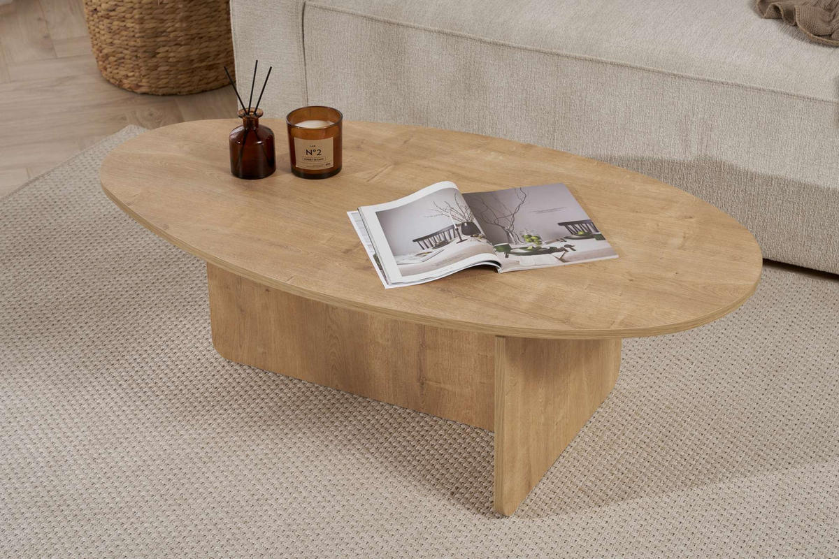 COUCHTISCH orba Schwarz - Schwarz, Holz (120/65/40cm) - Habitat Garten