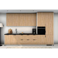 KÜCHENZEILE Sorento Sonoma Eiche & Weiß – 360 cm – KÜ-SORENTOW-002 - Sonoma Eiche, Holzwerkstoff (360/247/58cm) - ROYAL24_MARKT