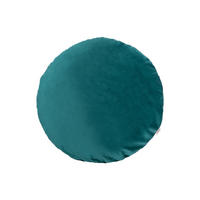 KISSENHÜLLE Rund Samt&Sonders petrol 50 cm Ø - Petrol, Textil (50/50cm) - beties Heimtextil