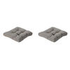 SITZKISSEN Rippe 73/73 cm 2er-Set - Braun, Textil (73/8/73cm) - Madison