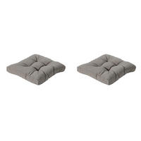 SITZKISSEN Rippe 73/73 cm 2er-Set - Braun, Textil (73/8/73cm) - Madison