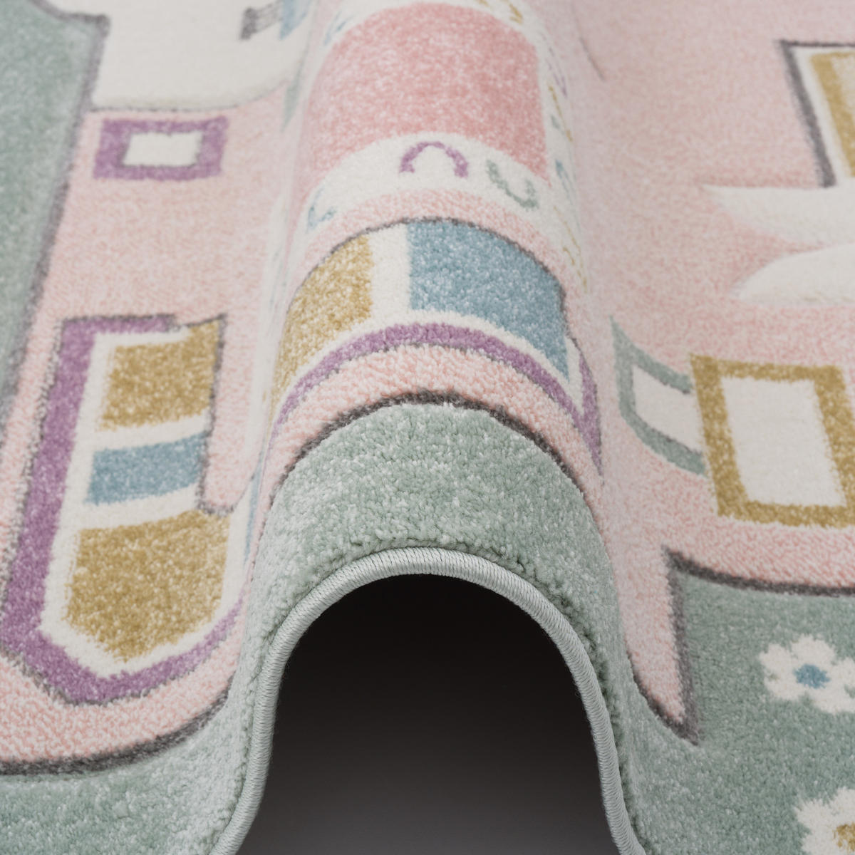 KINDER TEPPICH MAUI KIDS SPIELHAUS - Rosa, Textil (200/290cm) - Pergamon