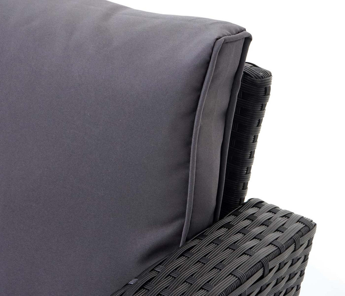 GARTENGARNITUR Schwarz - Schwarz, Metall - PROREGAL
